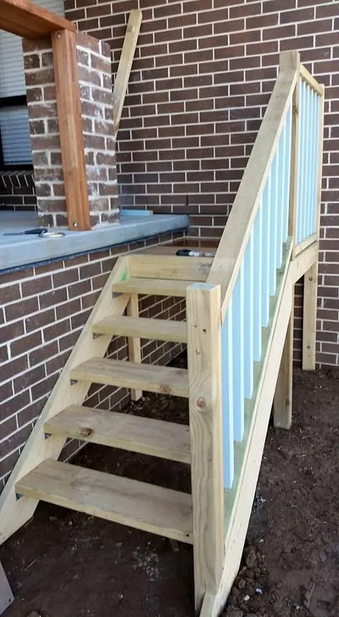 New stairs